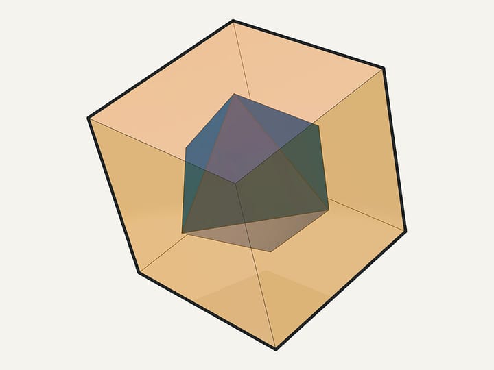 Duality of regular polyhedrons