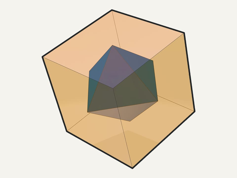 Duality Of Regular Polyhedrons Sketches Mathematical Etudes