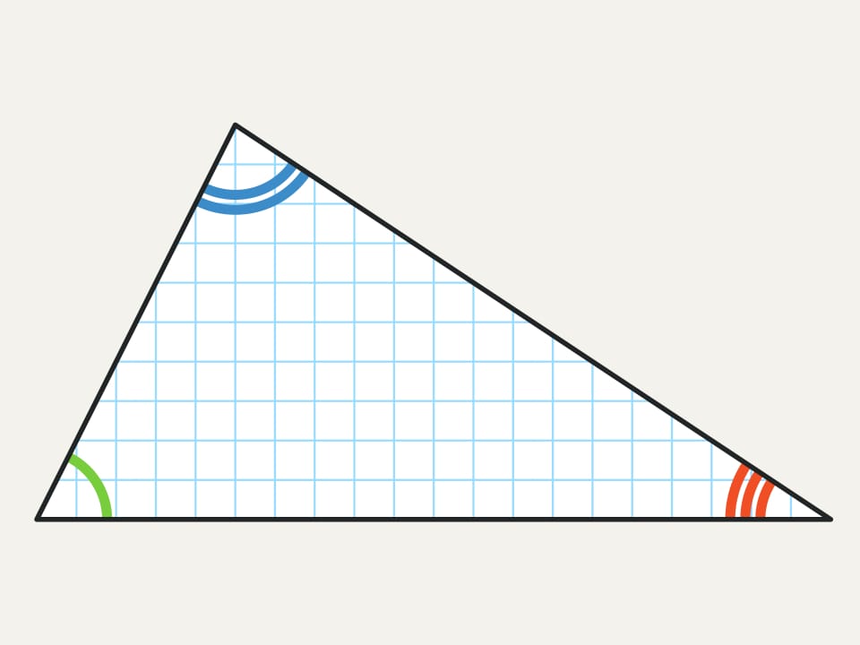 Triangle interior angles sum / Sketches // Mathematical Etudes